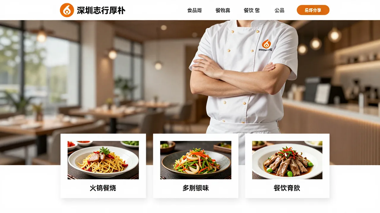 深圳志行厚朴餐饮管理有限公司 首页主视觉